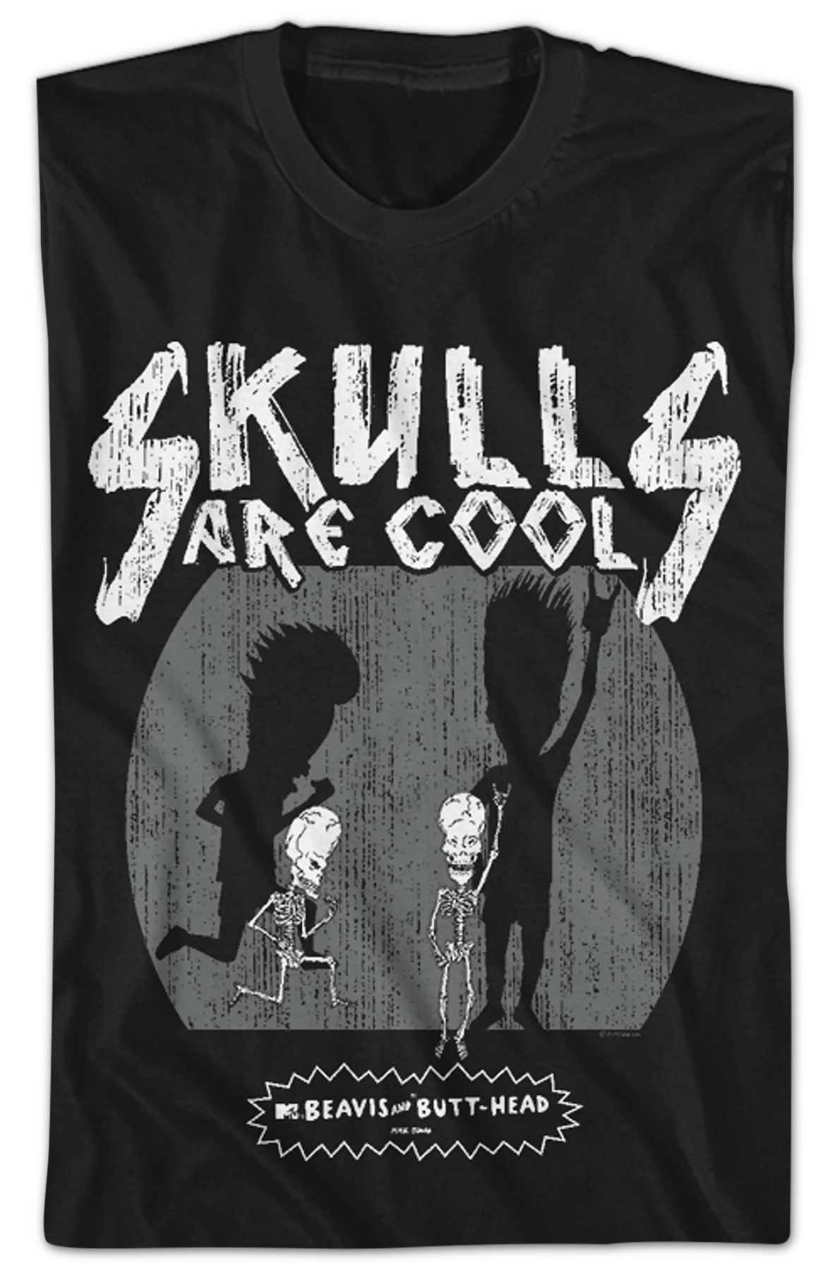 Skulls Are Cool Beavis And Butt-Head T-Shirt Hoodie, Sweatshirt | CiraTrend.com (Image 2)