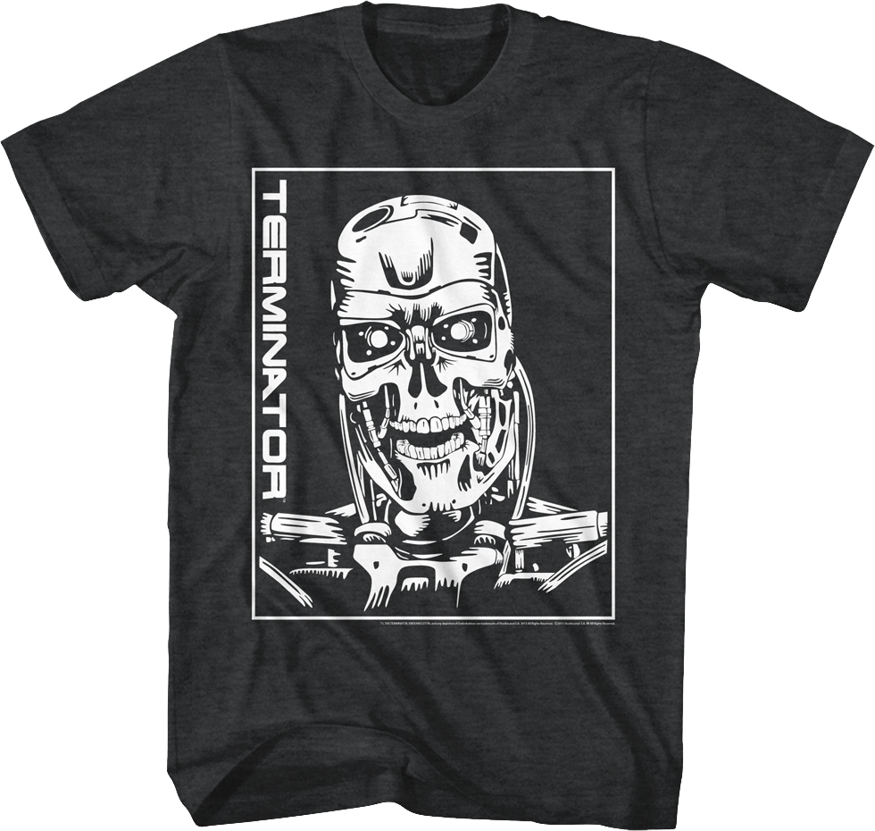 Skynet Endoskeleton Terminator T-Shirt Hoodie, Sweatshirt | CiraTrend.com (Image 1)