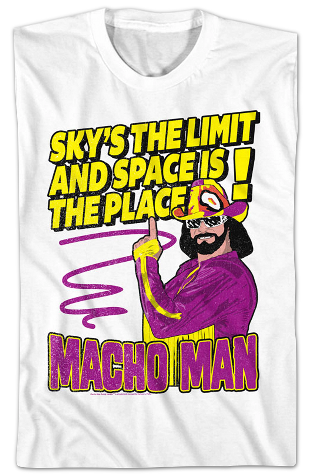 Sky's The Limit Macho Man Randy Savage T-Shirt Hoodie, Sweatshirt | CiraTrend.com (Image 2)