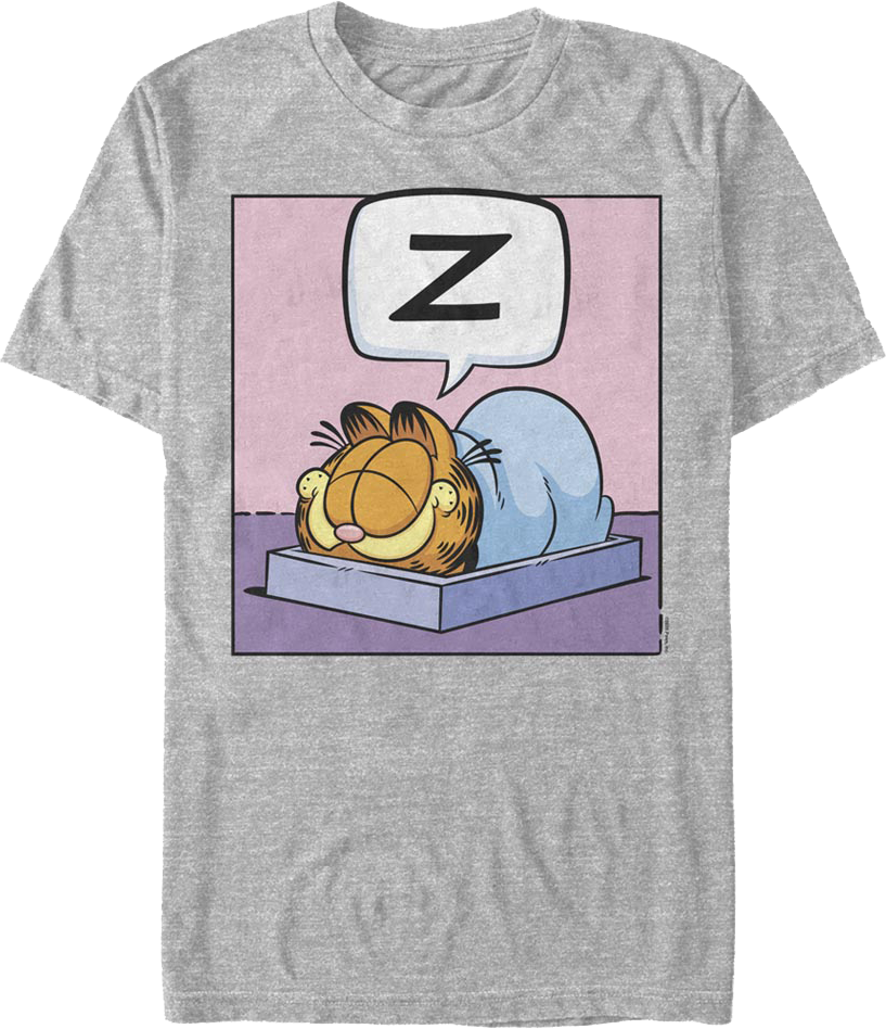 Sleeping Garfield T-Shirt Hoodie, Sweatshirt | CiraTrend.com (Image 1)