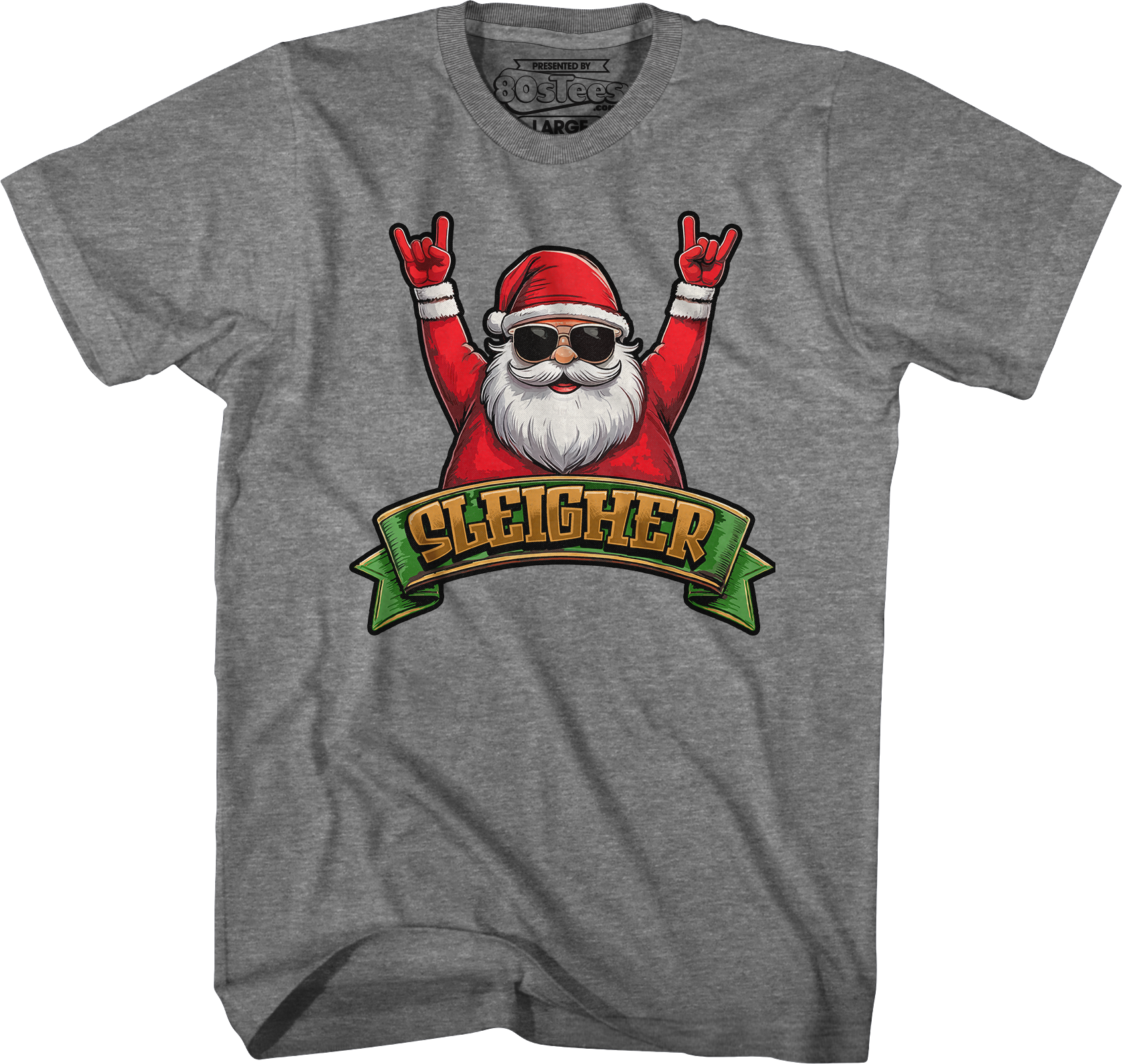 Sleigher Santa Claus T-Shirt Hoodie, Sweatshirt | CiraTrend.com (Image 3)
