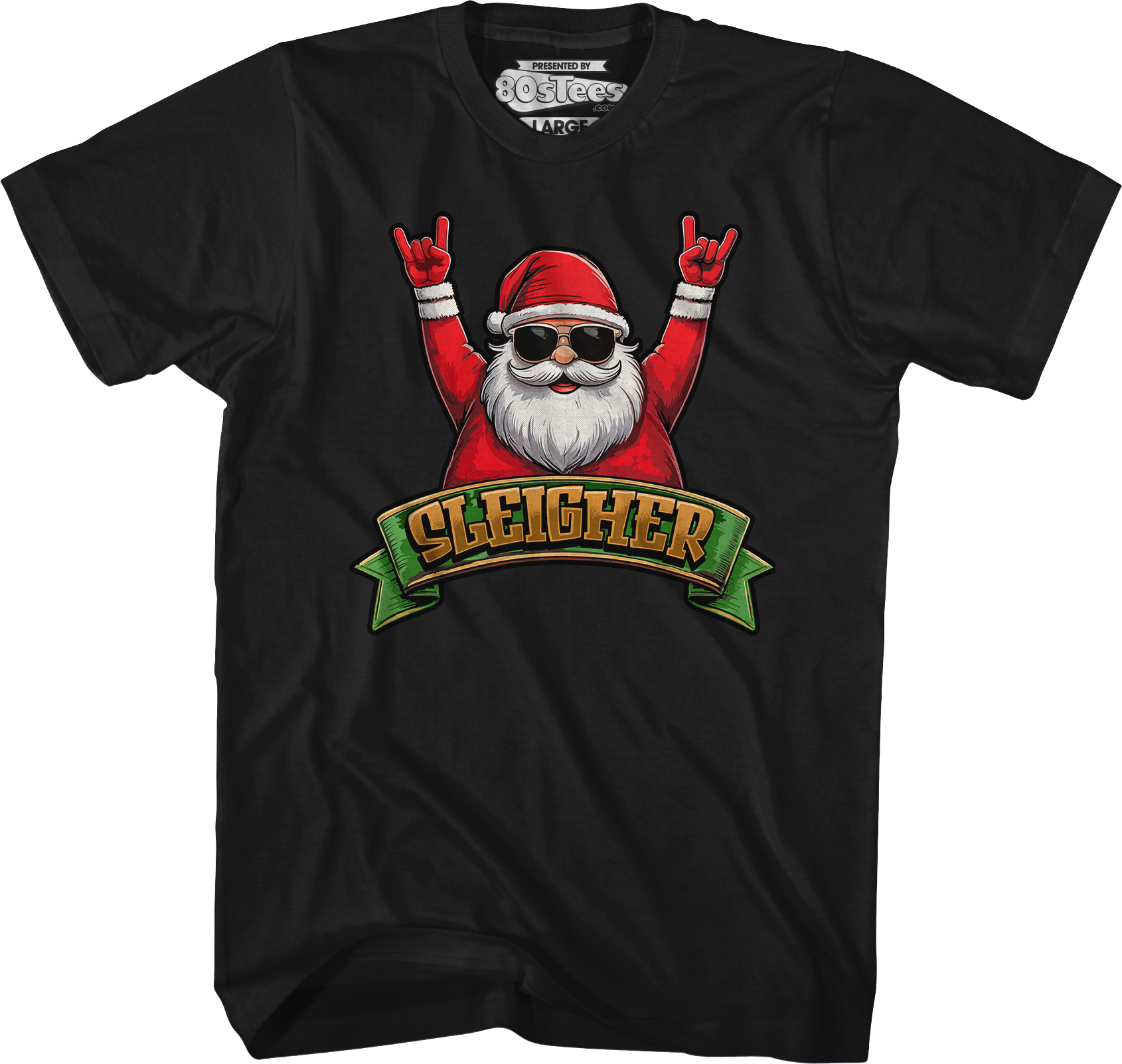 Sleigher Santa Claus T-Shirt Hoodie, Sweatshirt | CiraTrend.com (Image 1)