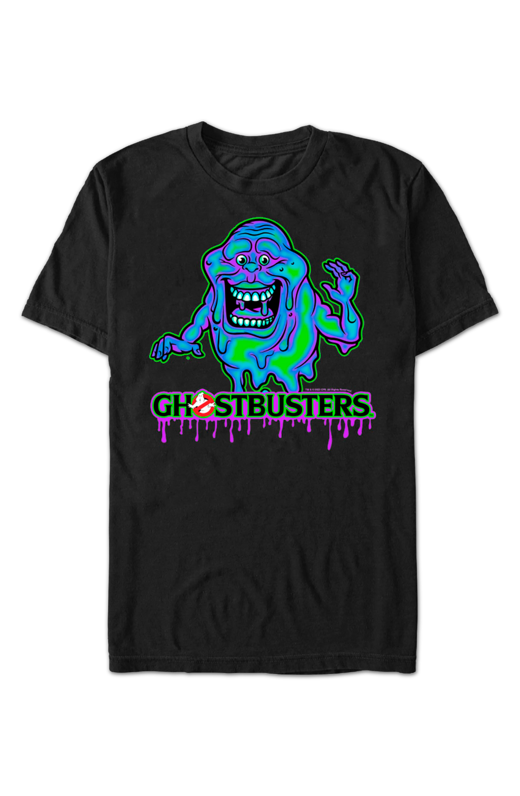 Slimer Colorful Little Spud Ghostbusters T-Shirt Hoodie, Sweatshirt | CiraTrend.com (Image 2)