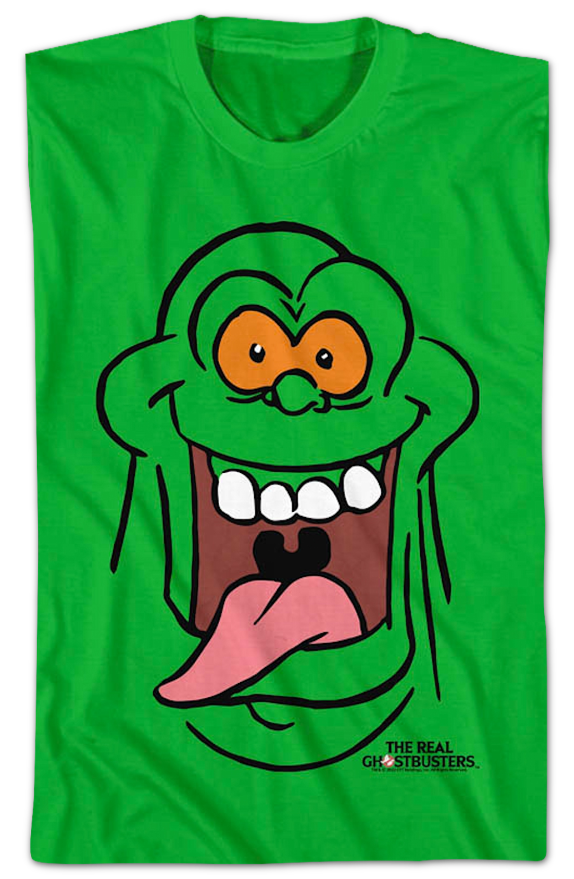 Slimer's Face Real Ghostbusters T-Shirt Hoodie, Sweatshirt | CiraTrend.com (Image 2)