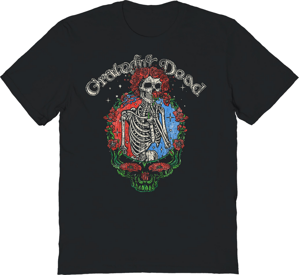 Smell The Roses Grateful Dead T-Shirt Hoodie, Sweatshirt | CiraTrend.com (Image 1)