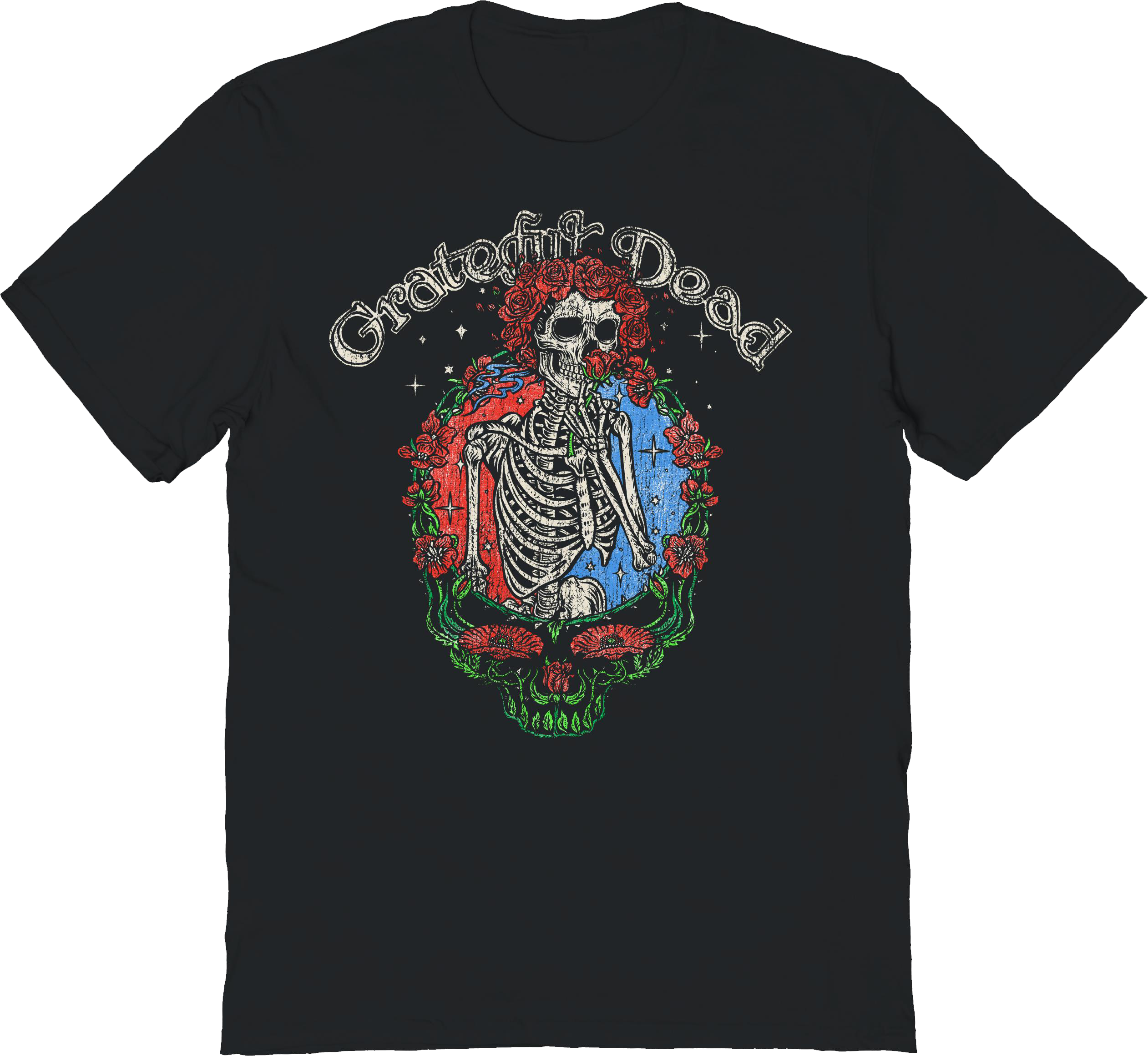 Smell The Roses Grateful Dead T-Shirt Hoodie, Sweatshirt | CiraTrend.com (Image 1)