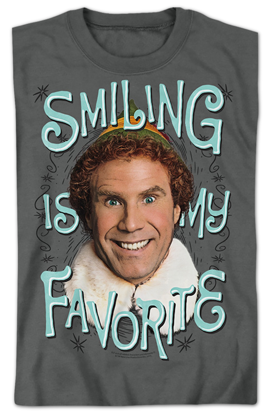 Smiling Is My Favorite Elf T-Shirts, Hoodie, Sweatshirt
