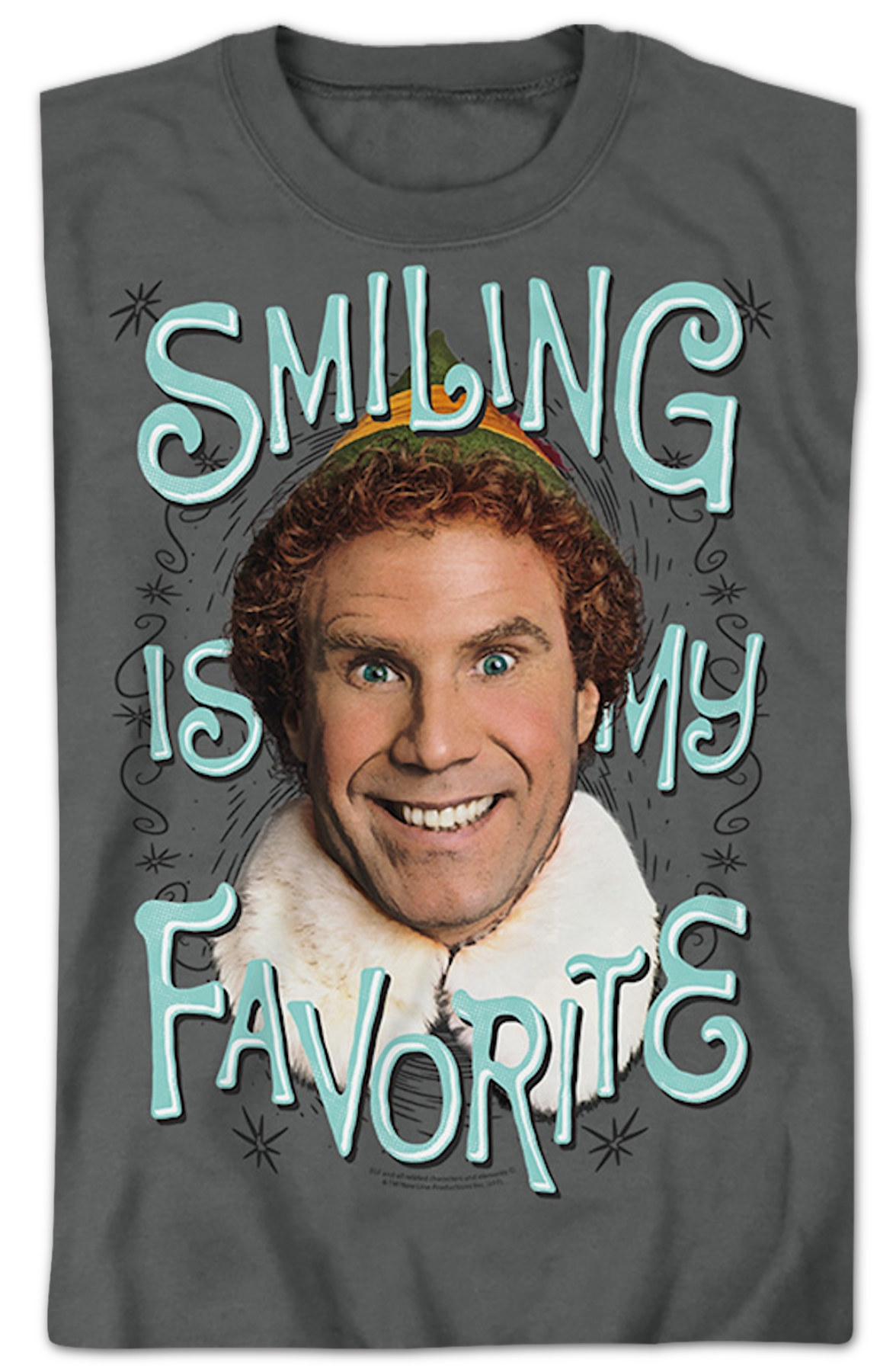 Smiling Is My Favorite Elf T-Shirts, Hoodie, Sweatshirt