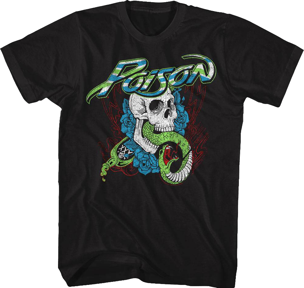 Snake and Skull Poison T-Shirt Hoodie, Sweatshirt | CiraTrend.com (Image 1)