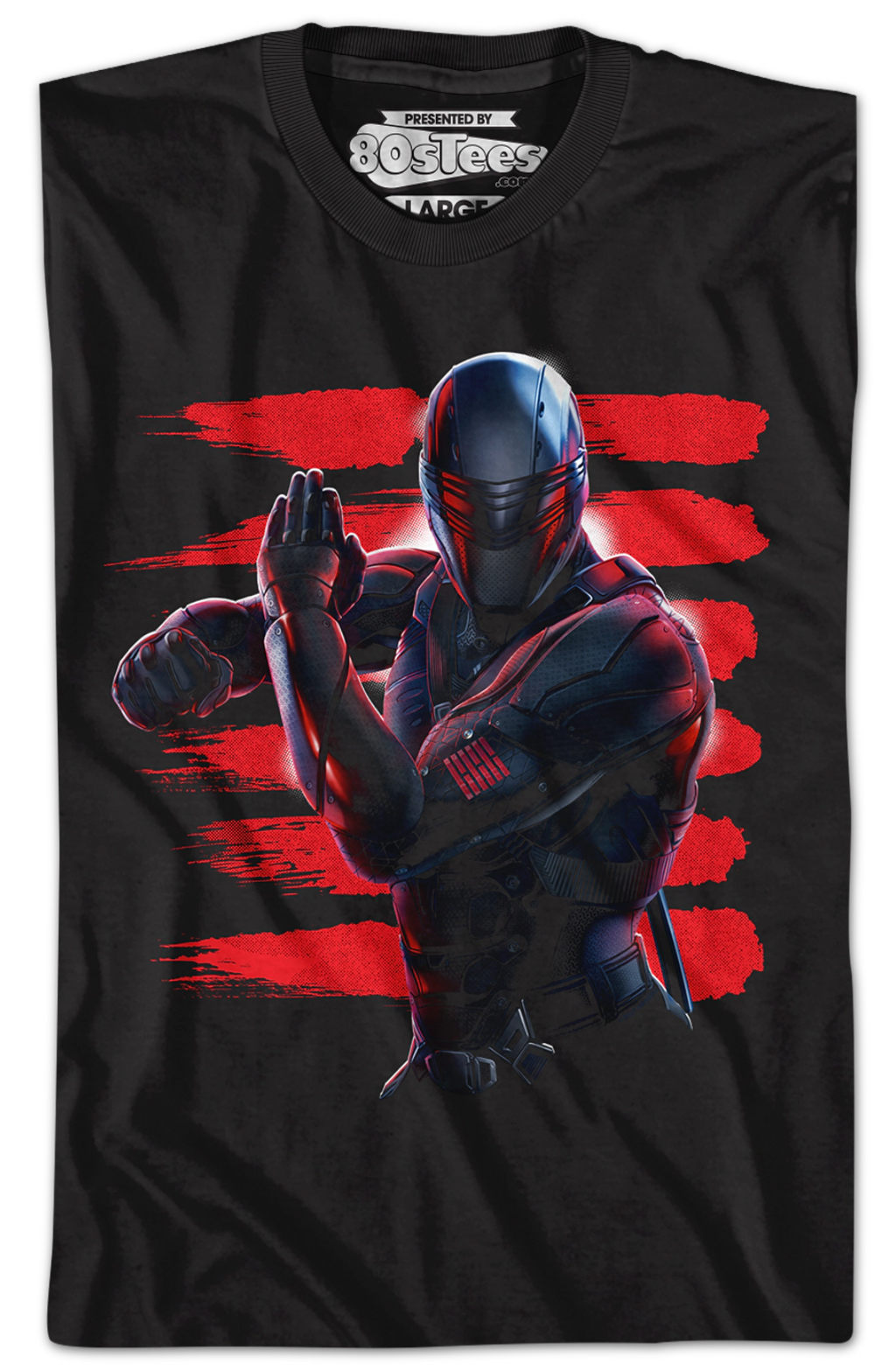 Snake Eyes Action Pose GI Joe T-Shirt Hoodie, Sweatshirt | CiraTrend.com (Image 2)