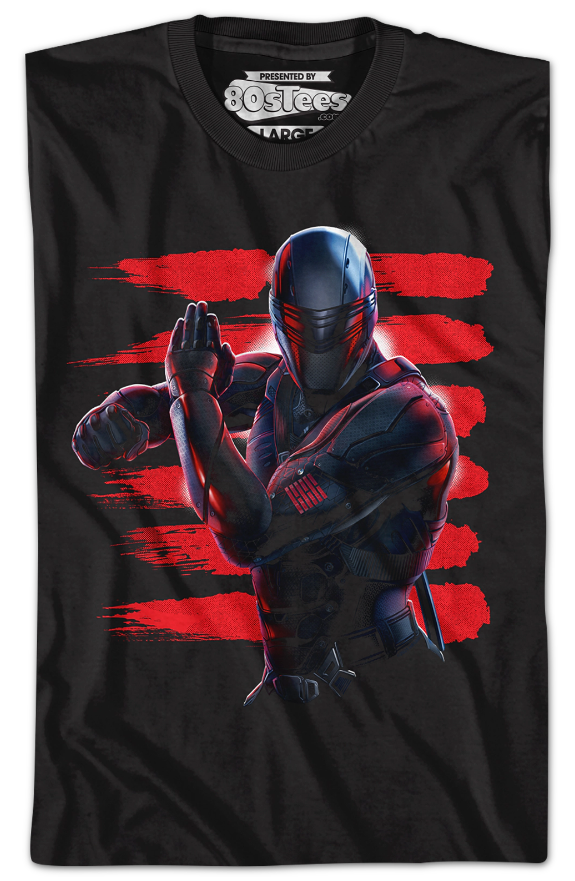 Snake Eyes Action Pose GI Joe T-Shirt Hoodie, Sweatshirt | CiraTrend.com (Image 2)