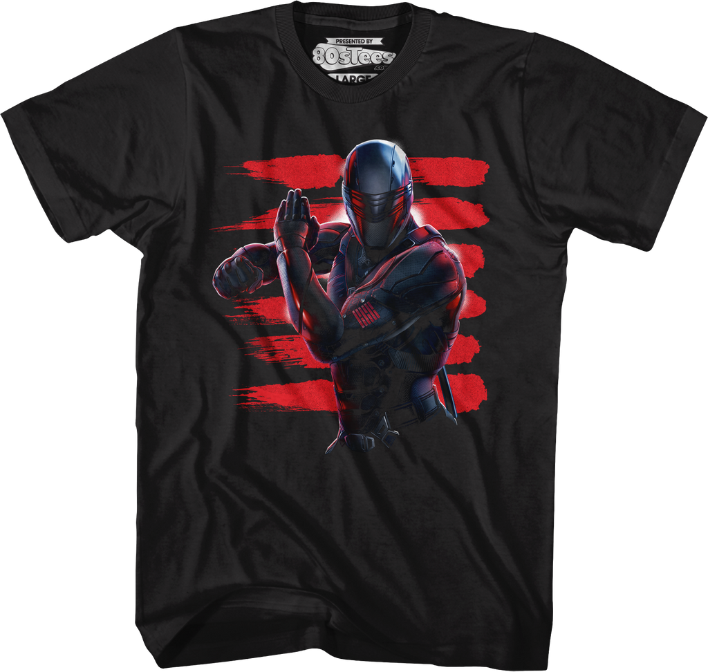 Snake Eyes Action Pose GI Joe T-Shirt Hoodie, Sweatshirt | CiraTrend.com (Image 1)