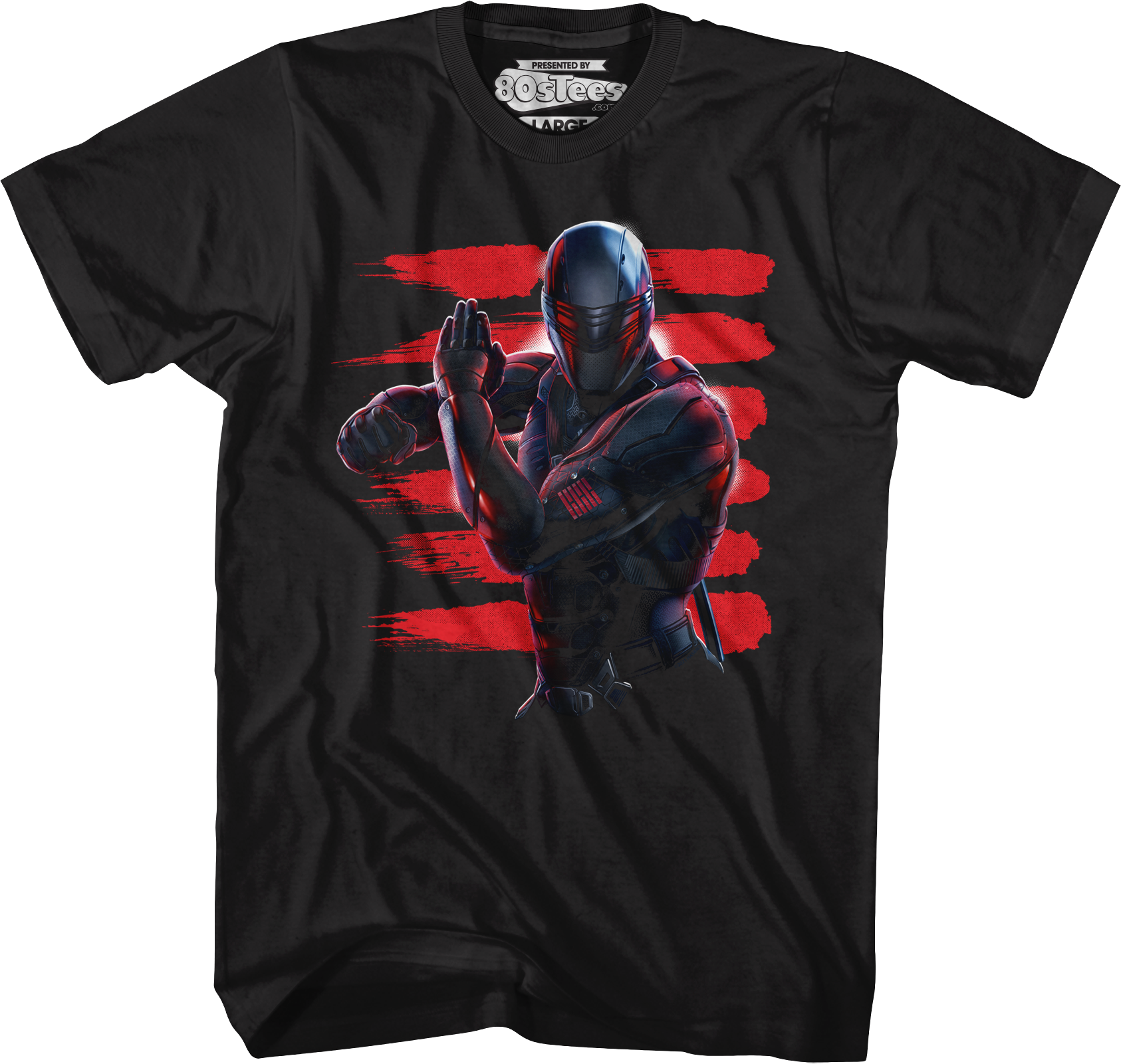 Snake Eyes Action Pose GI Joe T-Shirt Hoodie, Sweatshirt | CiraTrend.com (Image 1)