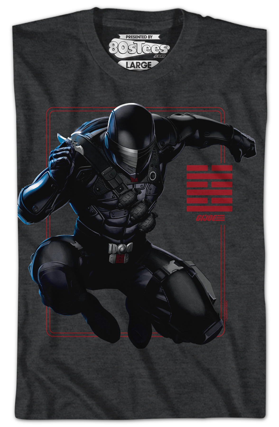 Snake Eyes Classic Pose GI Joe T-Shirt Hoodie, Sweatshirt | CiraTrend.com (Image 2)