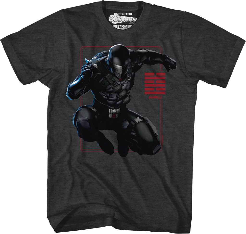 Snake Eyes Classic Pose GI Joe T-Shirt Hoodie, Sweatshirt | CiraTrend.com (Image 1)
