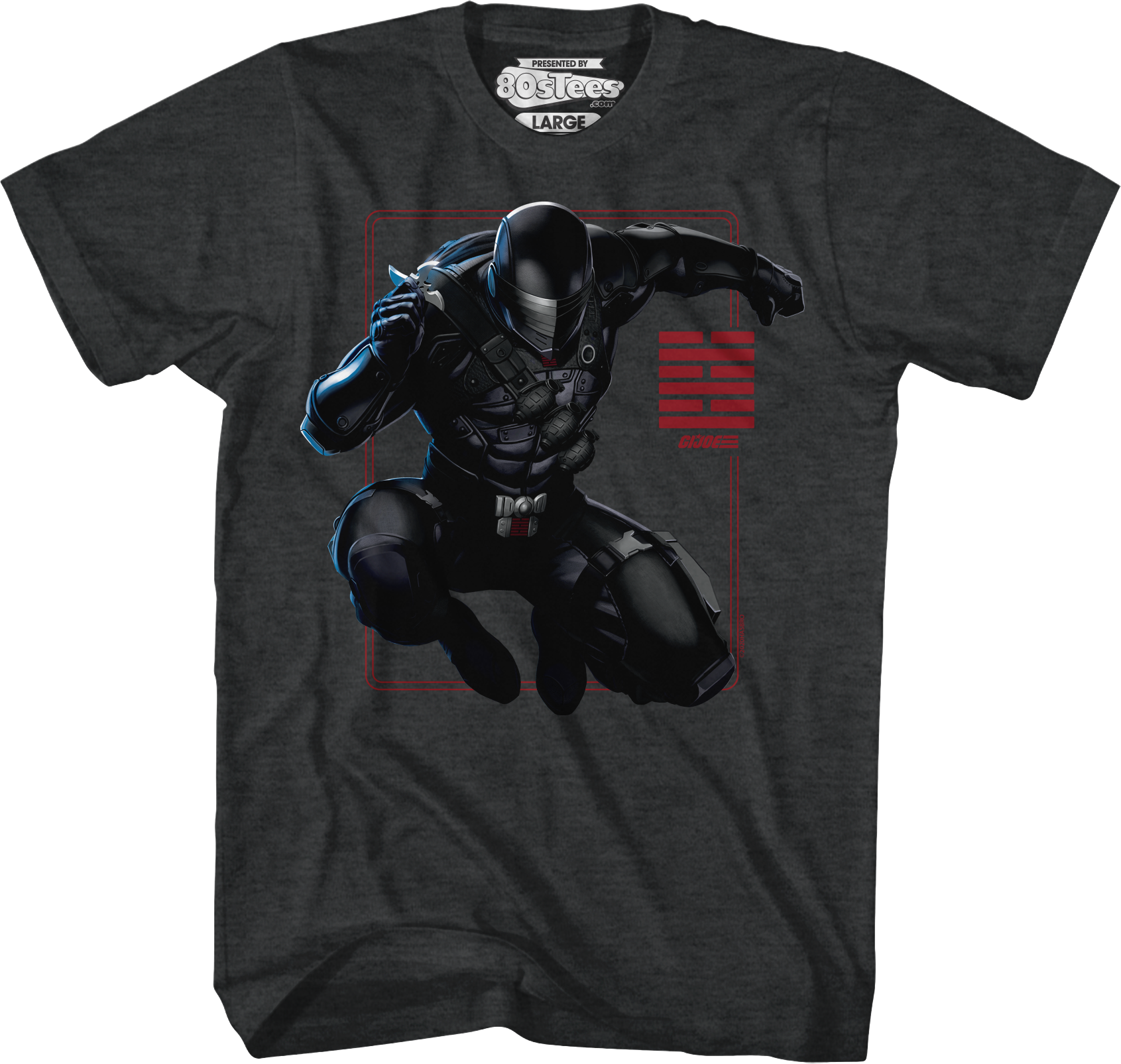 Snake Eyes Classic Pose GI Joe T-Shirt Hoodie, Sweatshirt | CiraTrend.com (Image 1)