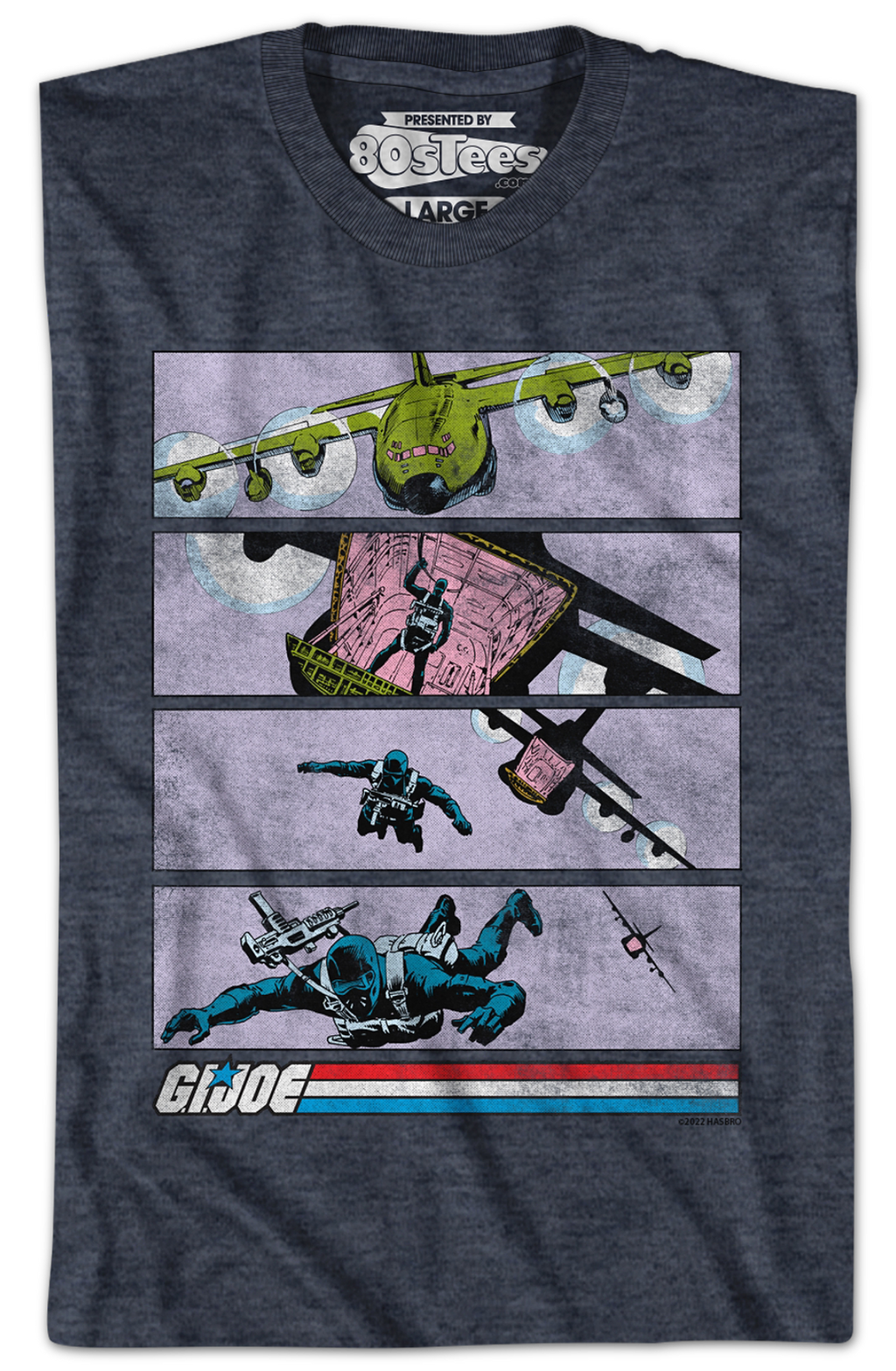 Snake Eyes Dropping In GI Joe T-Shirt Hoodie, Sweatshirt | CiraTrend.com (Image 2)