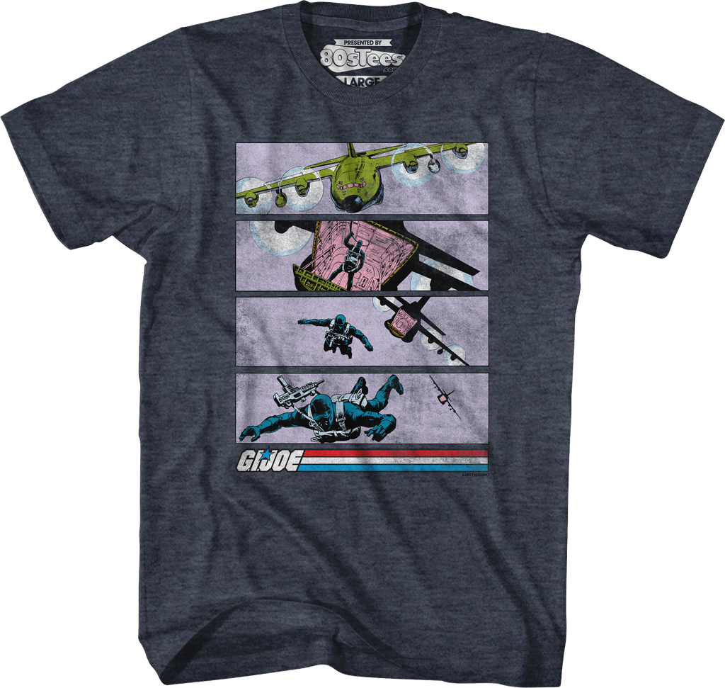 Snake Eyes Dropping In GI Joe T-Shirt Hoodie, Sweatshirt | CiraTrend.com (Image 1)