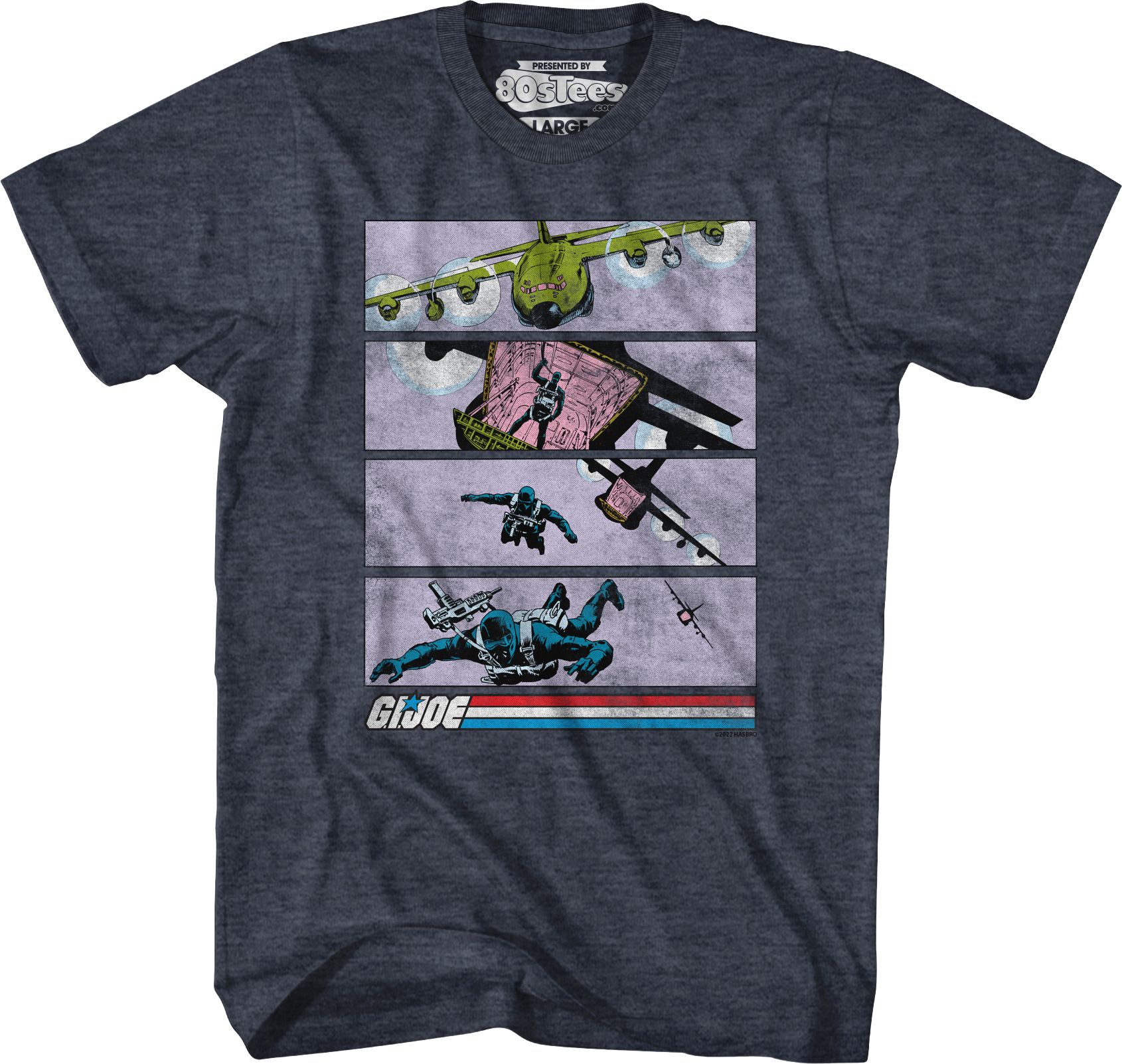 Snake Eyes Dropping In GI Joe T-Shirt Hoodie, Sweatshirt | CiraTrend.com (Image 1)