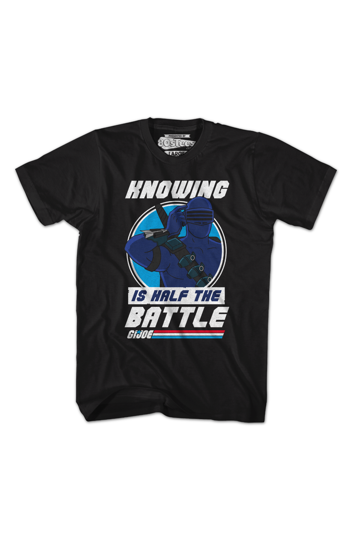 Snake Eyes Knowing Is Half The Battle GI Joe T-Shirt Hoodie, Sweatshirt | CiraTrend.com (Image 2)