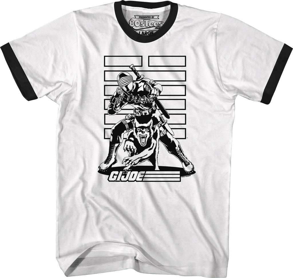 Snake Eyes Noir GI Joe Ringer Shirt Hoodie, Sweatshirt | CiraTrend.com (Image 1)