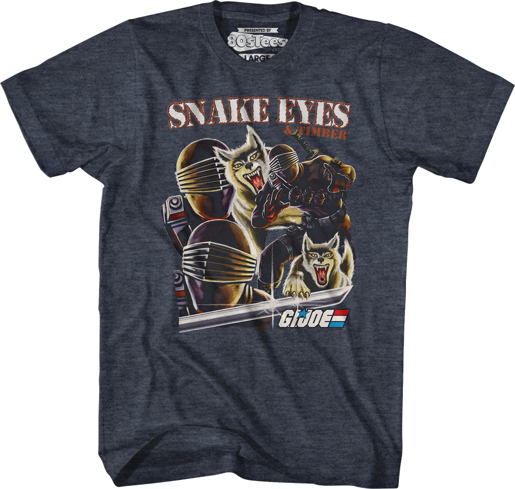 Snake Eyes & Timber Collage GI Joe T-Shirt Hoodie, Sweatshirt | CiraTrend.com (Image 3)