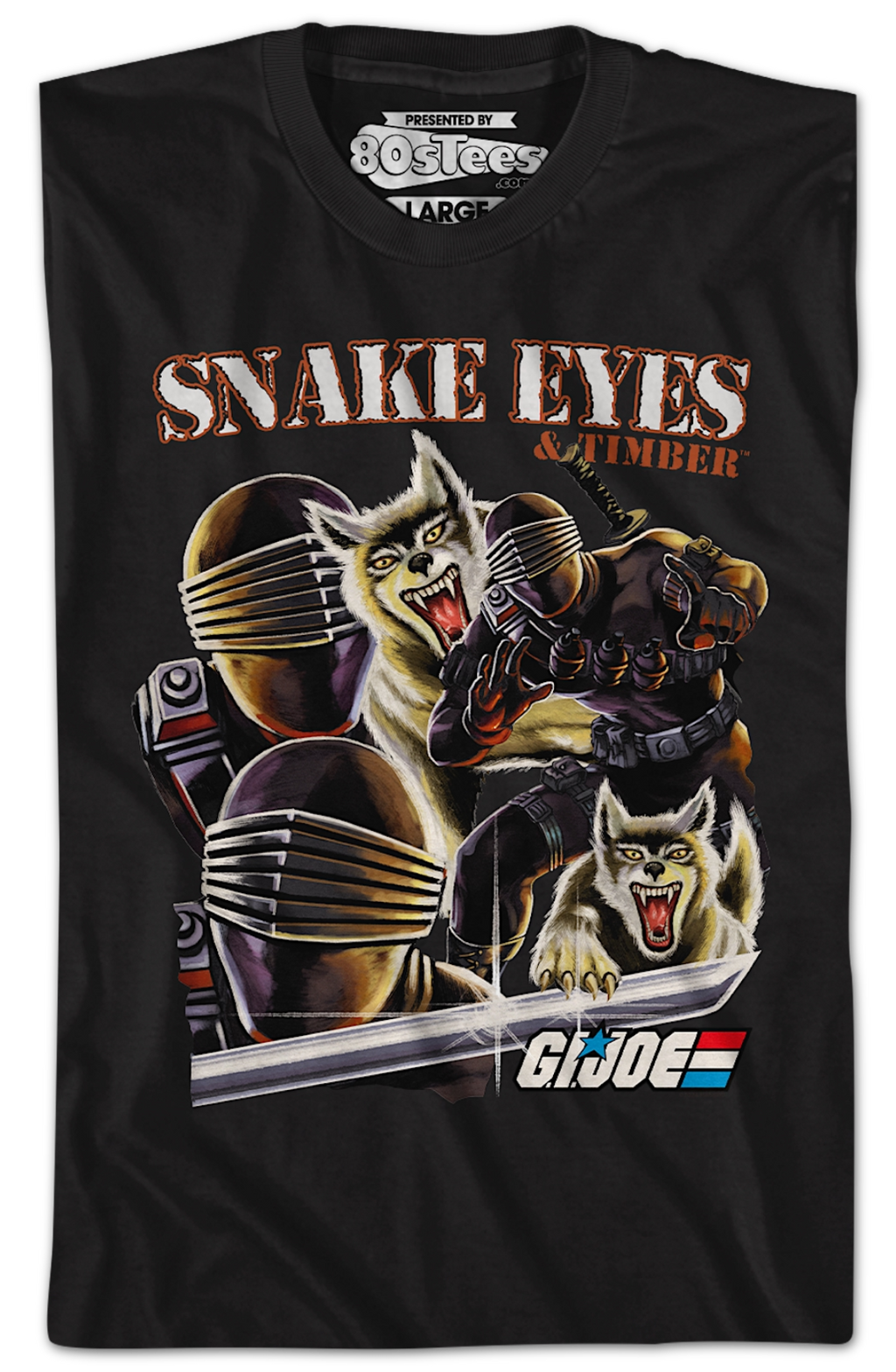 Snake Eyes & Timber Collage GI Joe T-Shirt Hoodie, Sweatshirt | CiraTrend.com (Image 2)