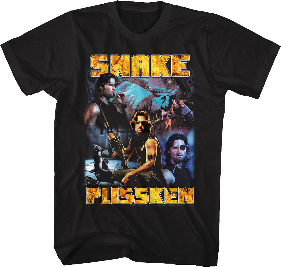 Snake Plissken Collage Escape From New York T-Shirt Hoodie, Sweatshirt | CiraTrend.com (Image 1)