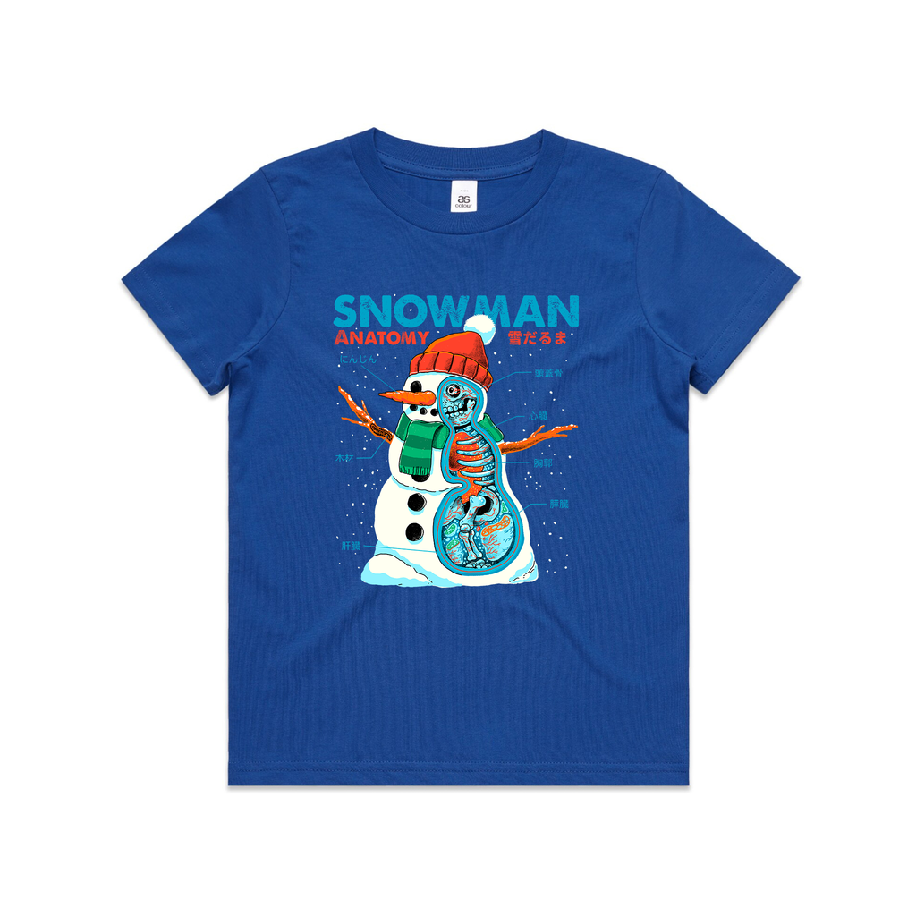Snowman Anatomy Kids Tee Hoodie, Sweatshirt | CiraTrend.com (Image 1)