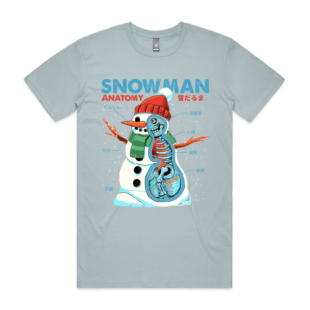 Snowman Anatomy Tee Hoodie, Sweatshirt | CiraTrend.com (Image 1)
