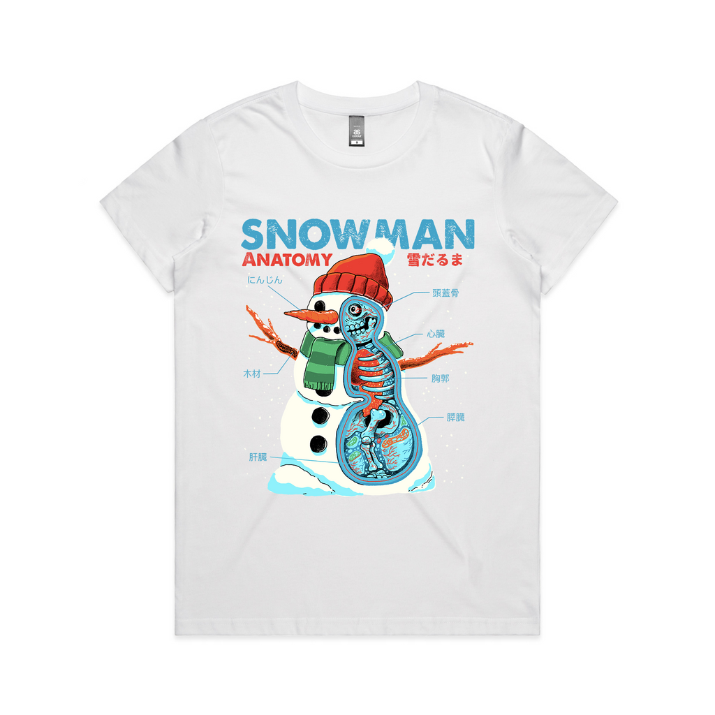 Snowman Anatomy Tee Hoodie, Sweatshirt | CiraTrend.com (Image 5)