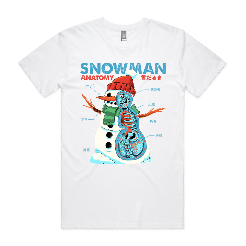 Snowman Anatomy Tee Hoodie, Sweatshirt | CiraTrend.com (Image 2)