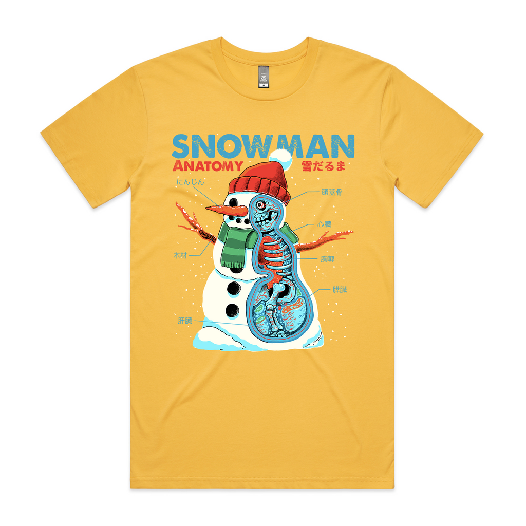 Snowman Anatomy Tee Hoodie, Sweatshirt | CiraTrend.com (Image 3)
