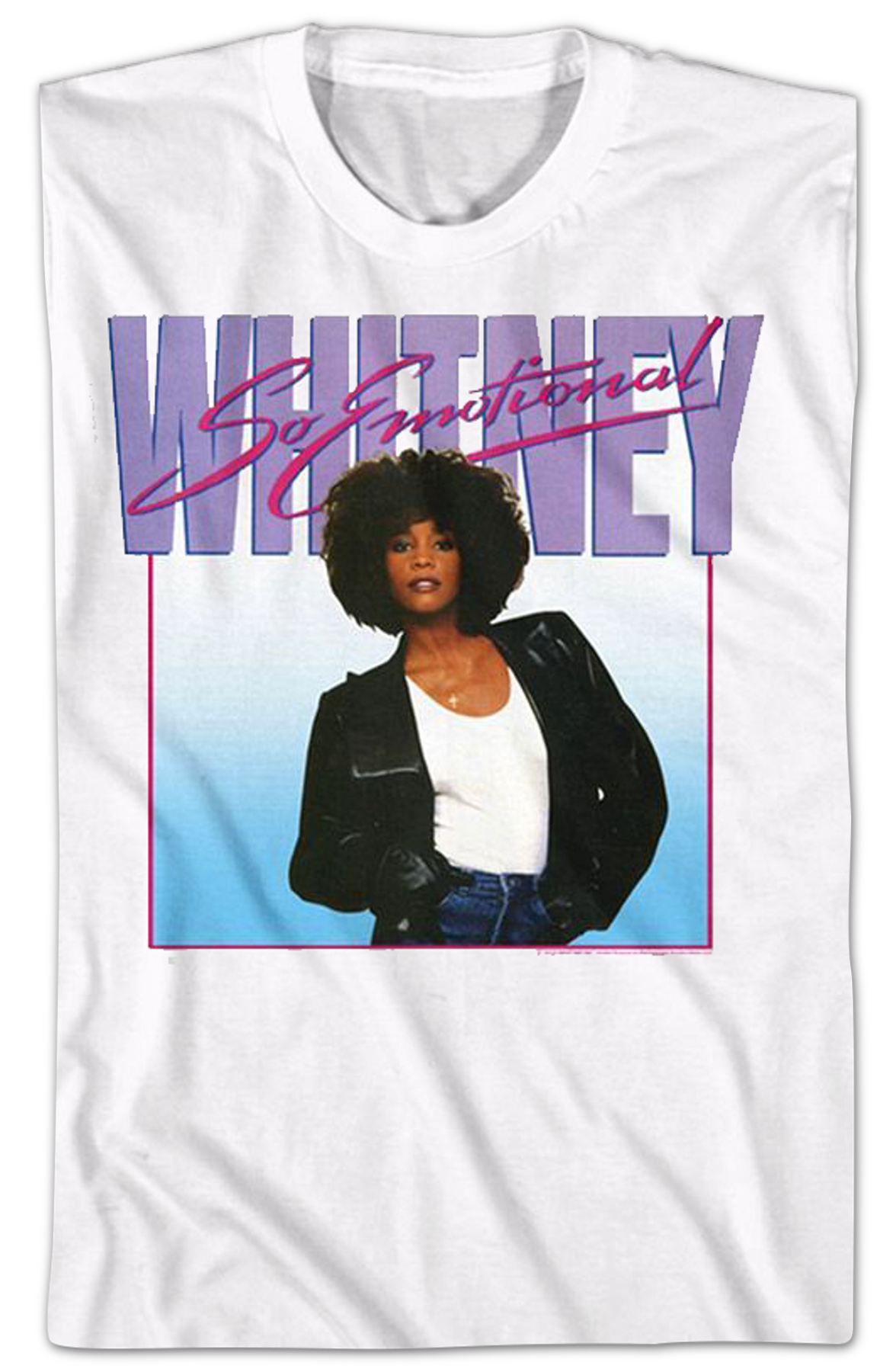 So Emotional Whitney Houston T-Shirt Hoodie, Sweatshirt | CiraTrend.com (Image 2)