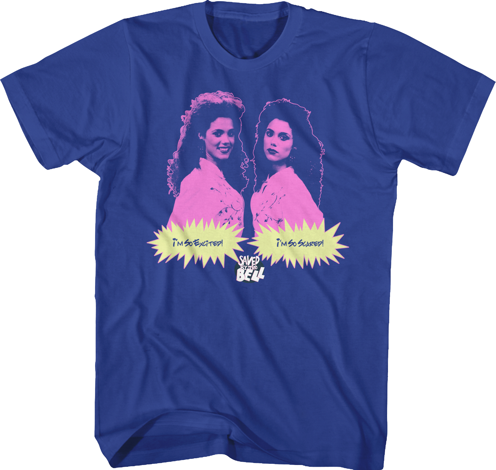 So Excited So Scared Saved By The Bell T-Shirt Hoodie, Sweatshirt | CiraTrend.com (Image 1)