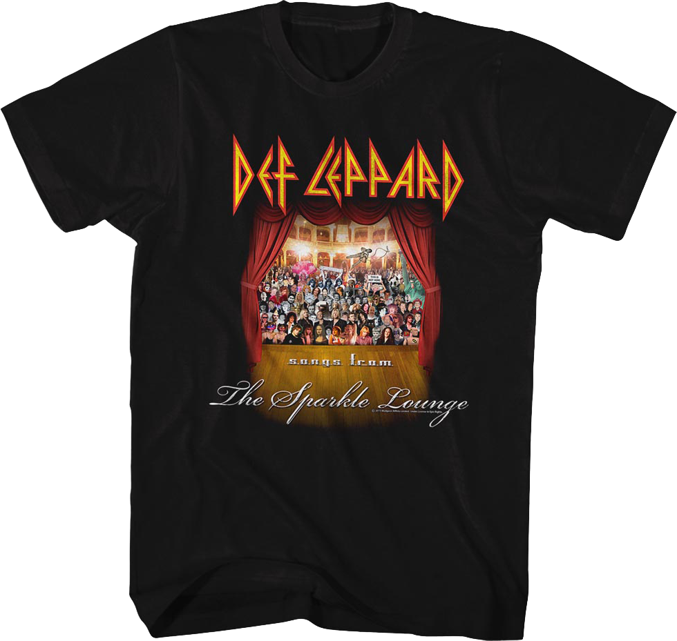 Songs From The Sparkle Lounge Def Leppard T-Shirt Hoodie, Sweatshirt | CiraTrend.com (Image 1)