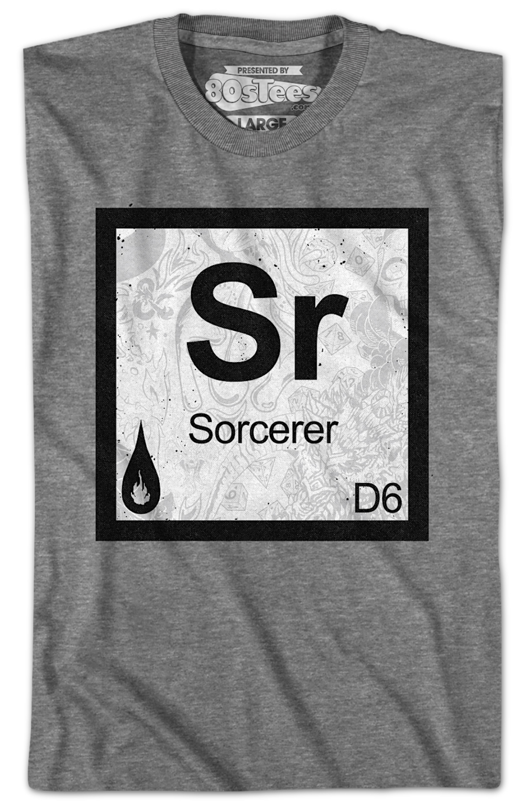 Sorcerer Element Symbol Dungeons & Dragons T-Shirt Hoodie, Sweatshirt | CiraTrend.com (Image 2)