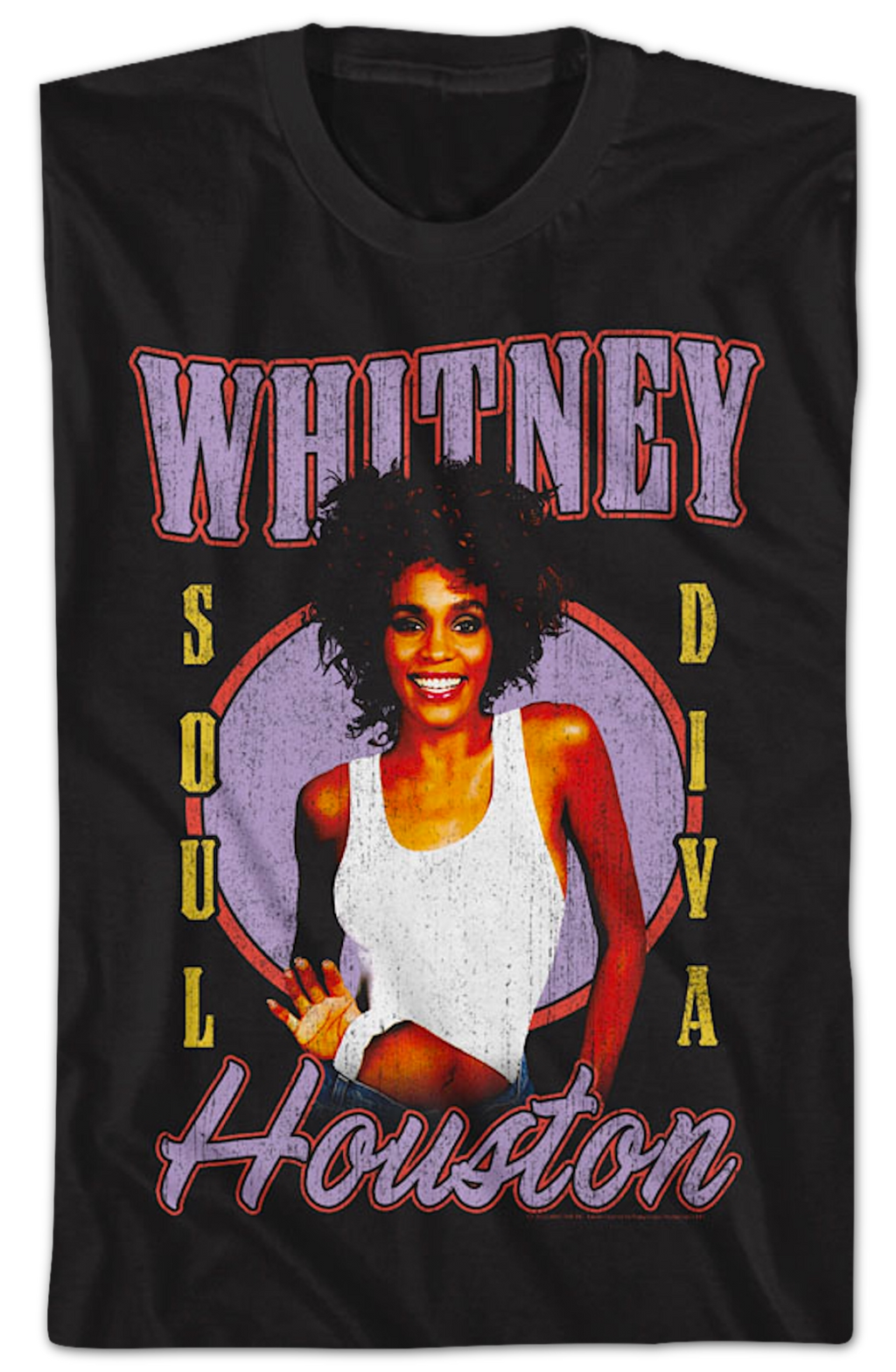 Soul Diva Whitney Houston T-Shirt Hoodie, Sweatshirt | CiraTrend.com (Image 2)