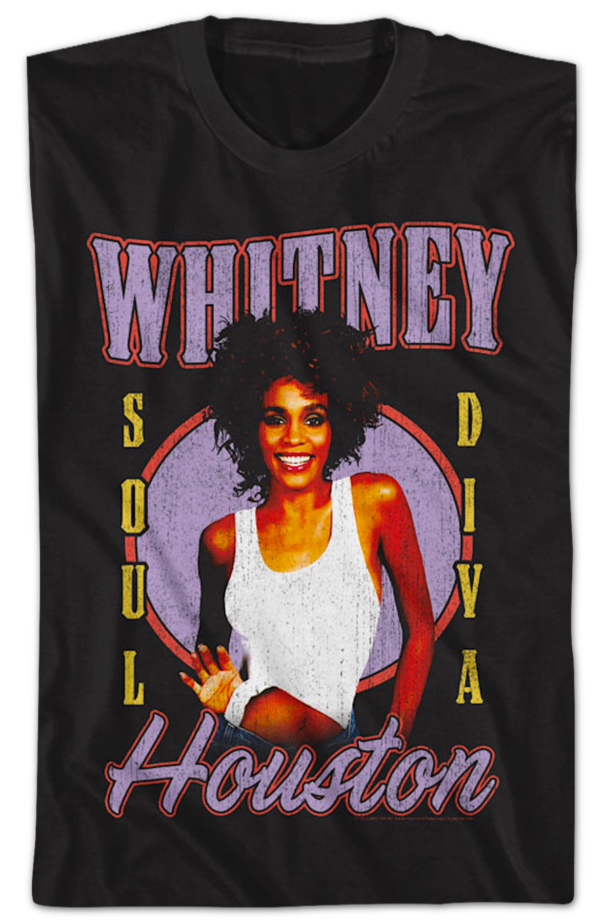 Soul Diva Whitney Houston T-Shirt Hoodie, Sweatshirt | CiraTrend.com (Image 2)
