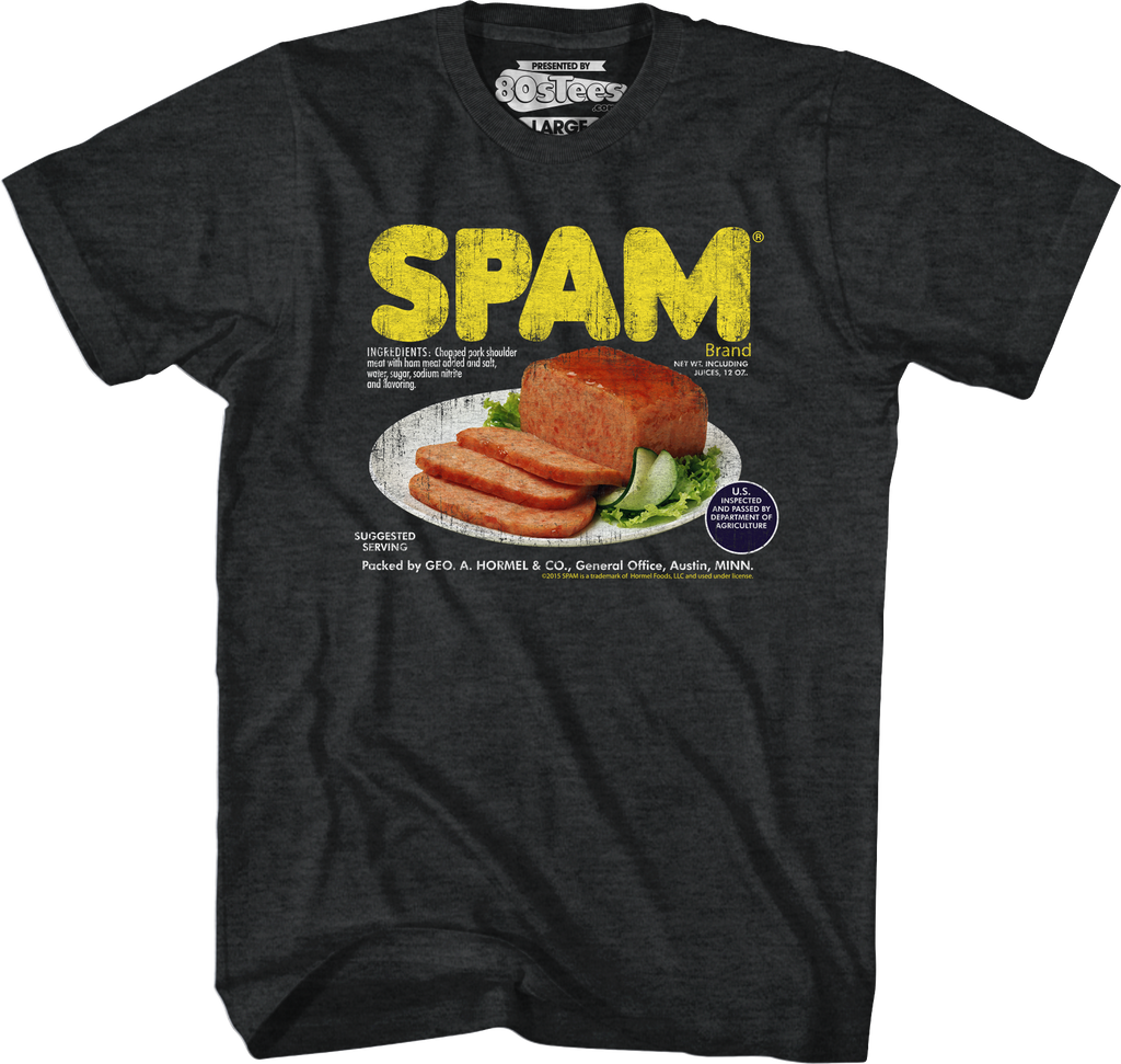 Ingredients Spam T-Shirt Hoodie, Sweatshirt | CiraTrend.com (Image 1)