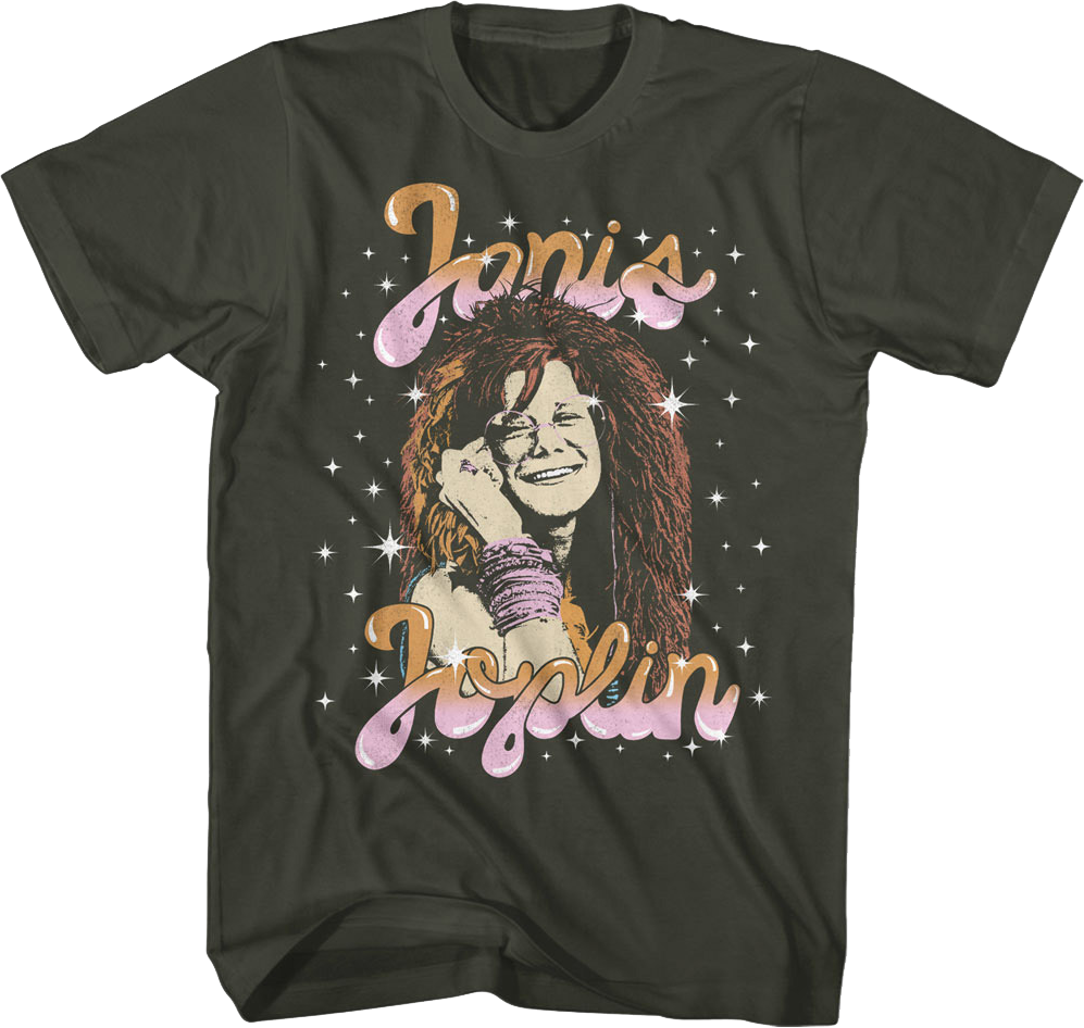 Sparkling Janis Joplin T-Shirt Hoodie, Sweatshirt | CiraTrend.com (Image 1)