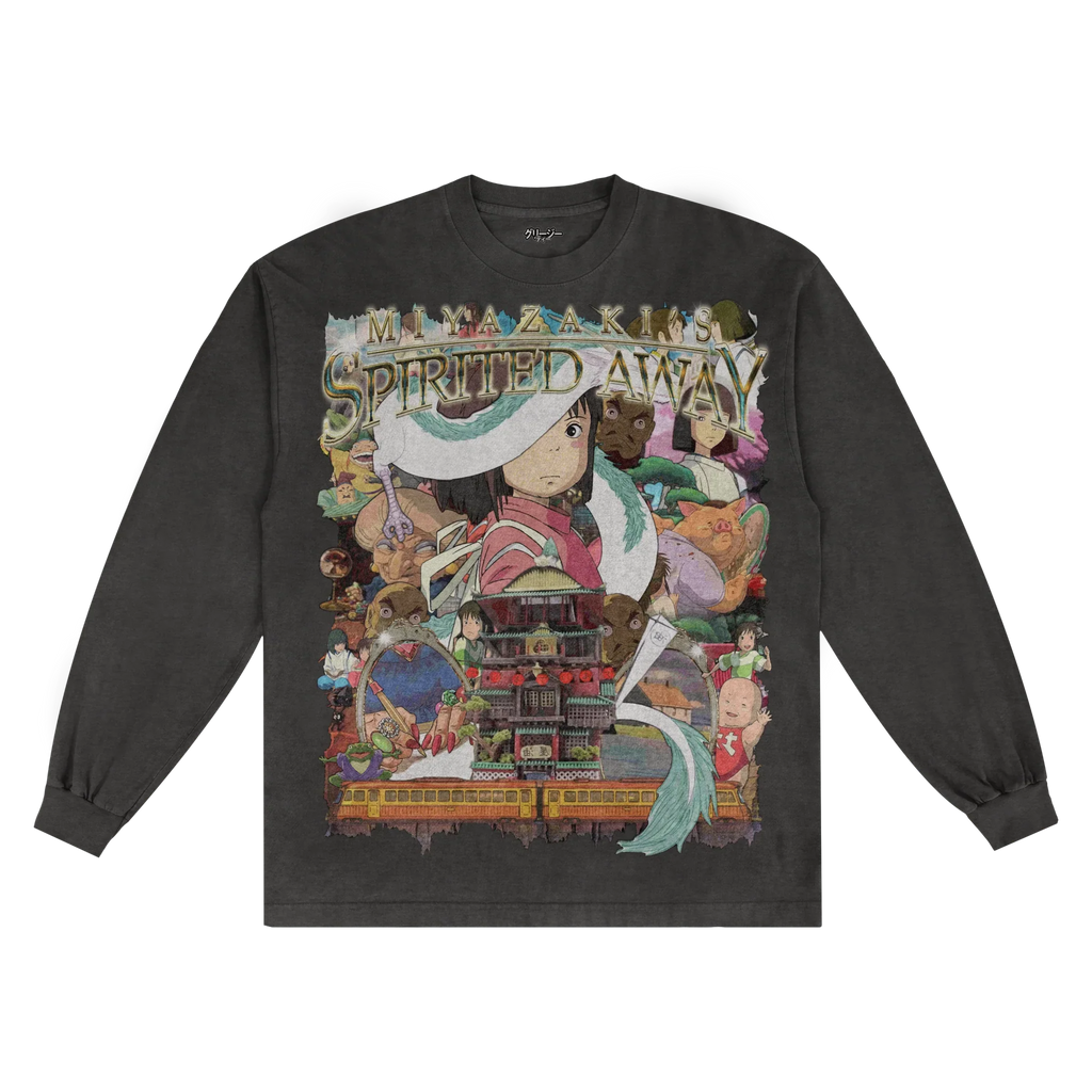 Spirited Away Long Sleeved Tee Hoodie, Sweatshirt | CiraTrend.com (Image 1)