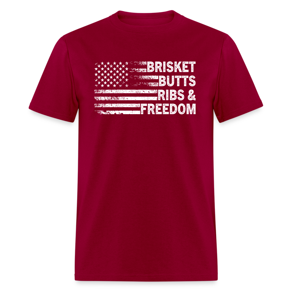 Brisket Butts Ribs & Freedom T-Shirt Hoodie, Sweatshirt | CiraTrend.com (Image 3)