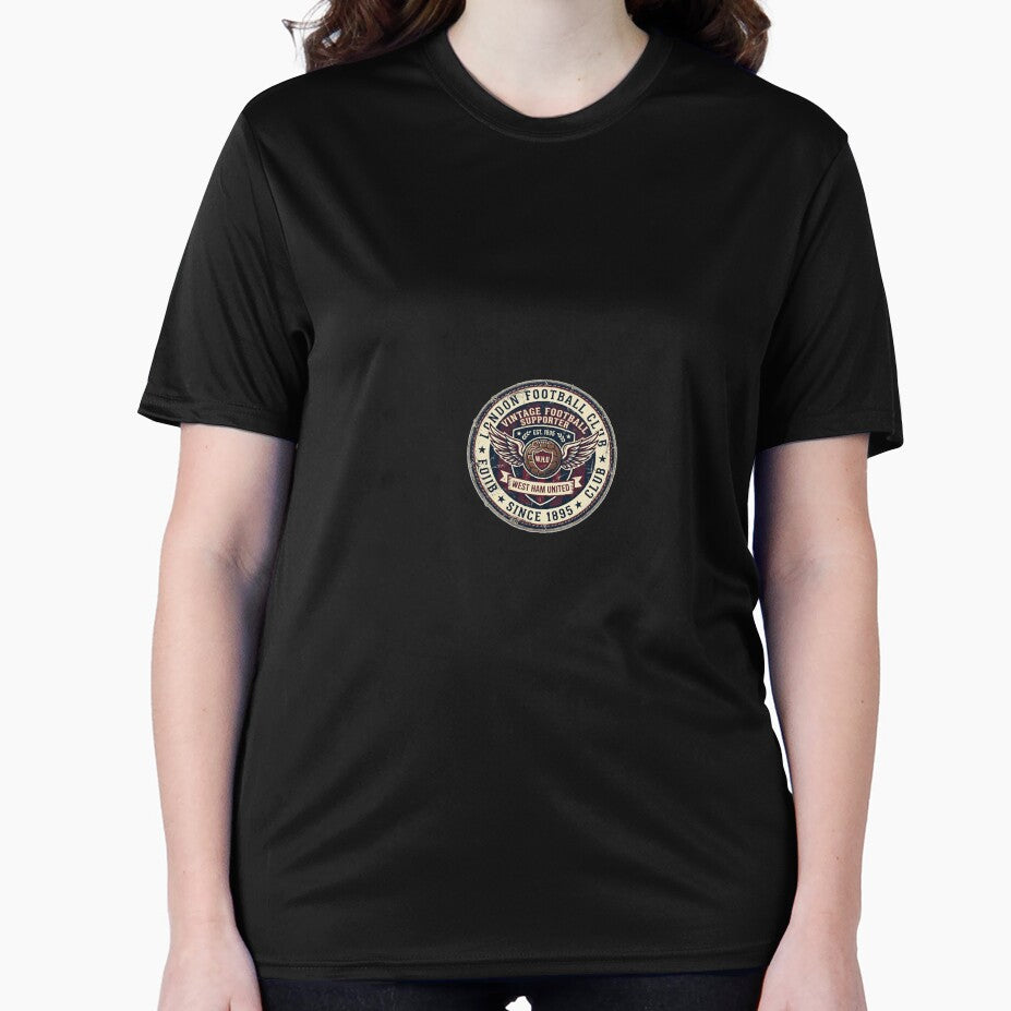 London Football Club Vintage Supporter Retro Badge by UrbanVoid Studio