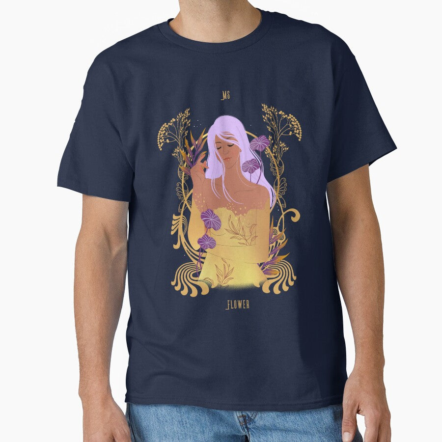 Ms Flower Purple & Gold by CryinkDesigns