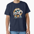 Cool Soccer Ball Mascot With Sunglasses Funny Football Cartoon Design by irfanshikh