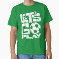 Let’s Go Play – Bold Soccer Ball Typography by pixelated_echoes