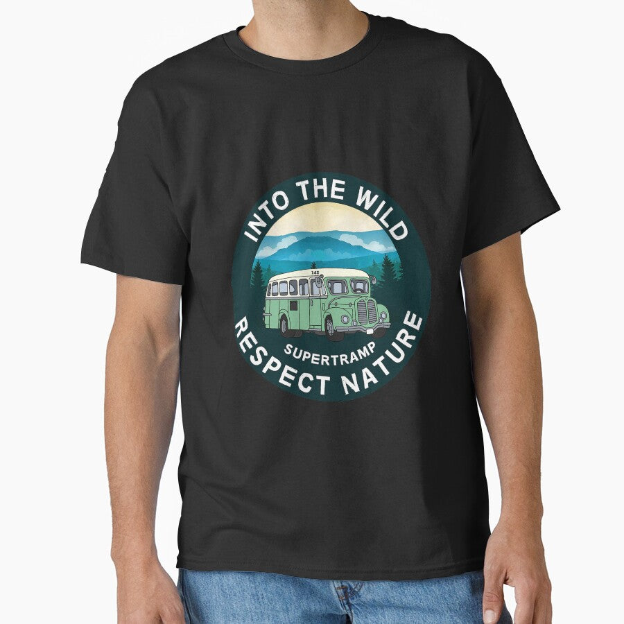 Nature Into The Wild - Leave No Trace Respect Shirt - Love Nature - Respect Nature t-shirt - Protect nature t shirt - Wanderlust Nature by happygiftideas