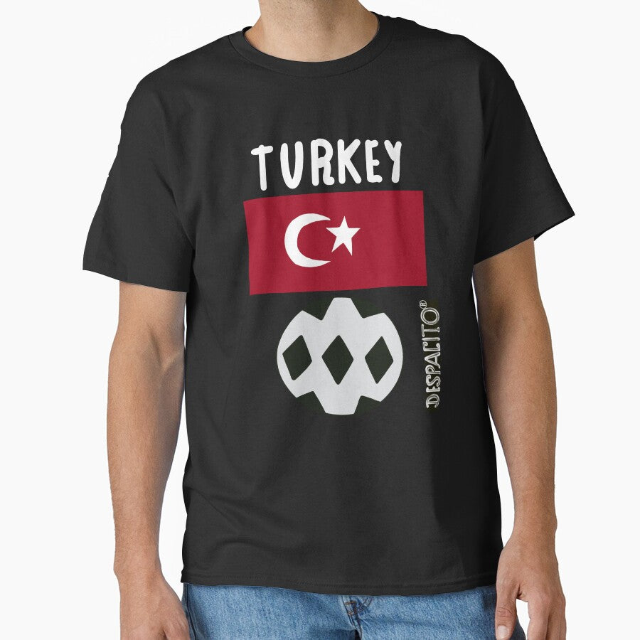 \Despacito® Turkey Flag Black White Ball Design Text by DespacitoBrand