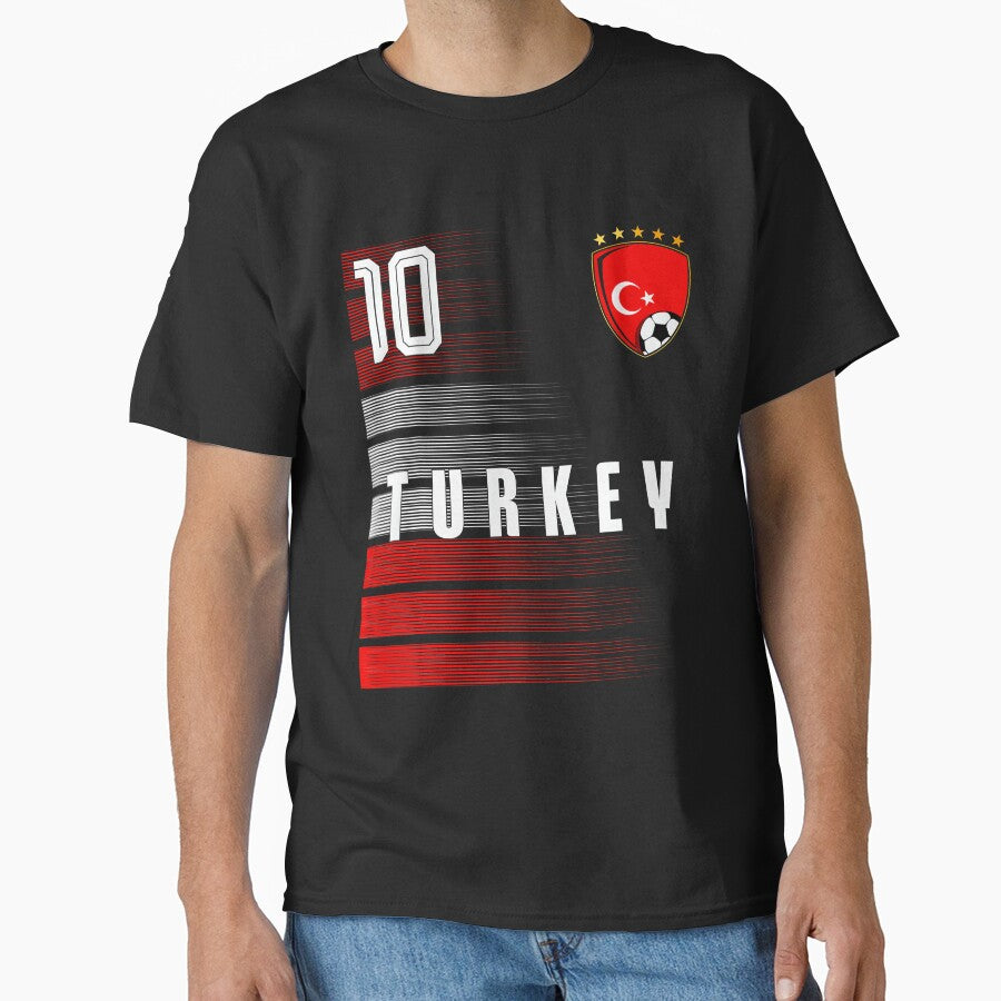 Football Soccer Turkey Flag Turkish Pride Lovers Retro by Mdcazeem
